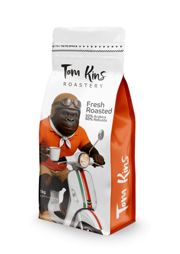 قهوه عربیکا ۵۰% سفید تام کینز